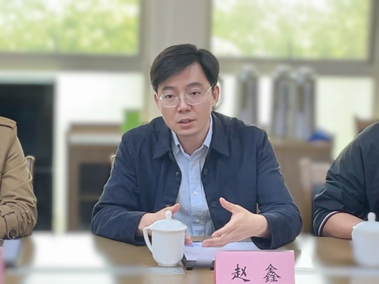 江宁高新区科创园公司总经理赵鑫来校调研指导水环境治理工作