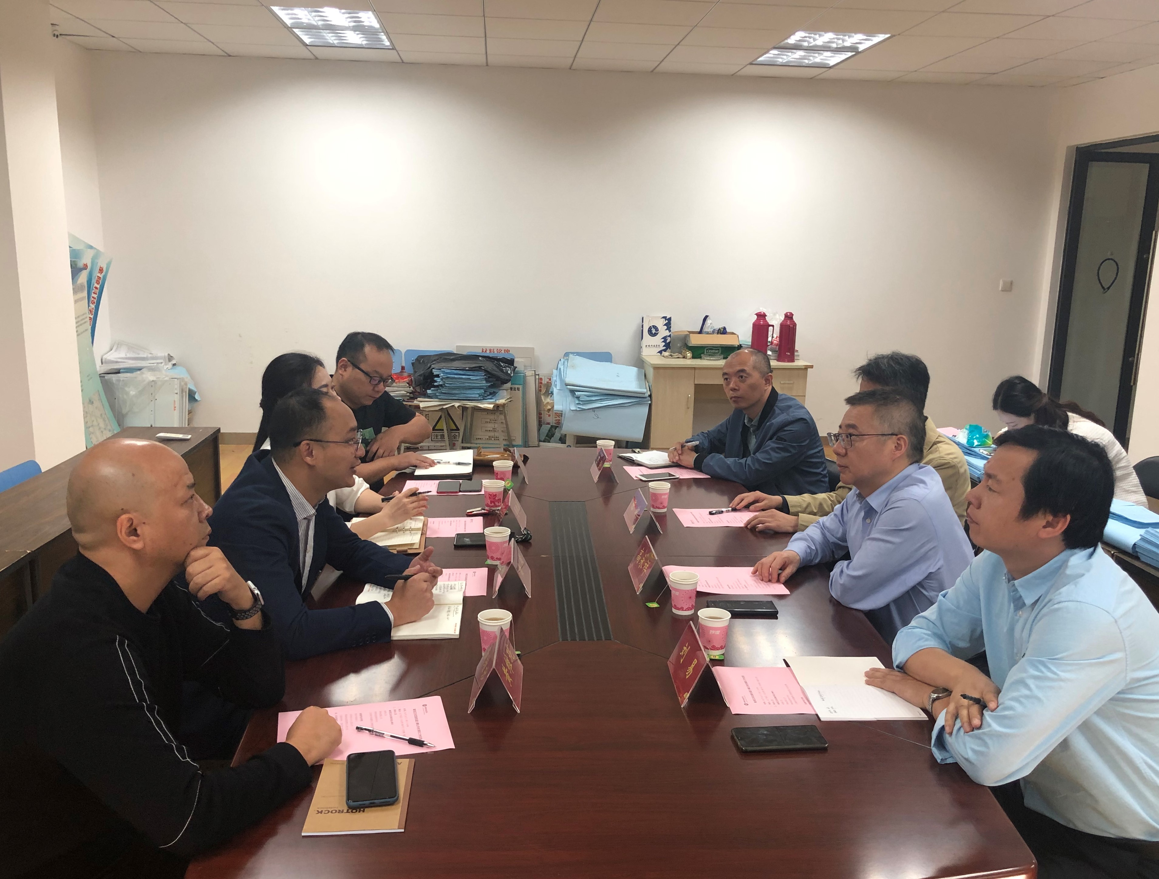 秦淮区洪武路街道办事处领导调研我校白下校区